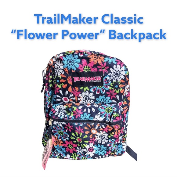 NWT TrailMaker Classic Backpack - “Flower Power” - Picture 1 of 11